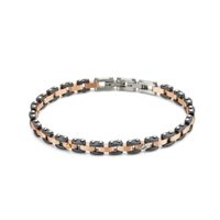 Bracciale Boccadamo Uomo in Acciaio ABR669RS